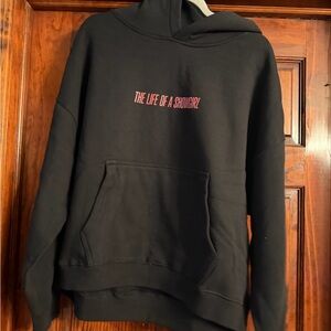 Taylor Swift Black Sweater with Red Text